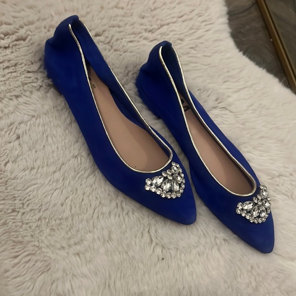 Brand new suede ballet flats purchased in Italy - Picture 1 of 6